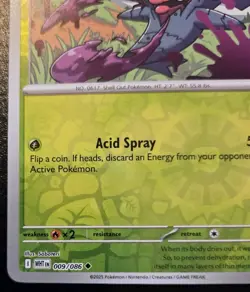 Accelgor 009/086 Reverse Holo Uncommon Scarlet & Violet: White Flare Pokemon TCG - Image 4