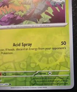 Accelgor 009/086 Reverse Holo Uncommon Scarlet & Violet: White Flare Pokemon TCG - Image 5