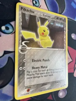 Pikachu Delta Species 13/17 Pop Series 5 Pokemon TCG Steel Type LP - Image 2