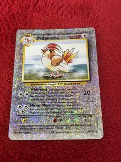 Pokemon TCG Pidgeotto 34/110 Reverse Holo Legendary Collection Played - Image 5