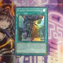 1X FUSION DEPLOYMENT SDCS-EN030 1ST SUPER NEAR MINT YUGIOH - Image 1