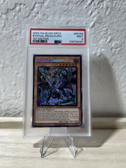 2023 YU-GI-OH! MP23 Bystial Druiswurm #EN159 PSA 9 - Image 1