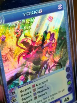 1st Edition Rare RIPPLE FOIL Yokkis Chaotic Card 15/15/25/15/45 27/232 - Image 1