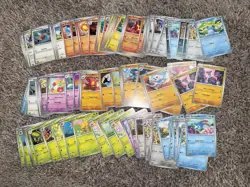 Pokemon Stellar Crown SCR Bulk 104 Card Lot All Non-Holo NM No Trainers - Image 1