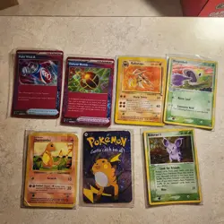 Huge Pokemon Collection Card Lot Shadowless Charmander Topps Holo Rares & More - Image 3