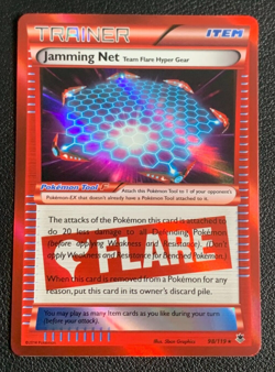 Jamming Net 98/119 XY Phantom Forces Holo Rare Pokemon TCG Card NM - Image 1