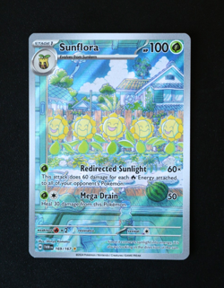 Pokemon Card - Sunflora 169/167 - Twilight Masquerade - Illustration Rare - NM ⭐ - Image 1