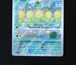 Pokemon Card - Sunflora 169/167 - Twilight Masquerade - Illustration Rare - NM ⭐ - Image 3