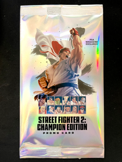 Sealed Street Fighter 2: Champion Edition Promo Card PSA Magazine Exclusive - Image 1