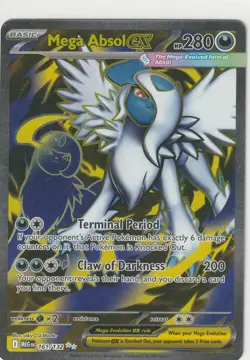 Pokemon Card Mega Absol ex 161/132 - Ultra Rare Full Art - Mega Evolution - Image 1