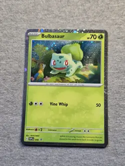 Pokemon Card Bulbasaur 151 Black Star Promo 2023 SVP 046 - Image 1