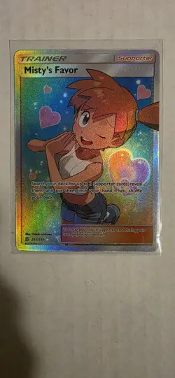Misty's Favor Full Art Holo Card 235/236 Sm-Unified Minds Near Mint! - Image 1