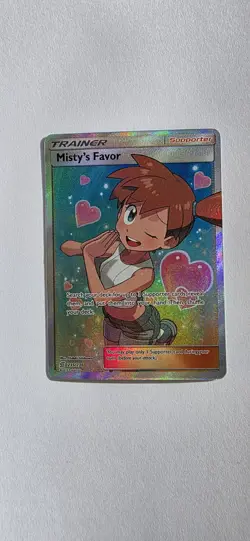 Misty's Favor Full Art Holo Card 235/236 Sm-Unified Minds Near Mint! - Image 3