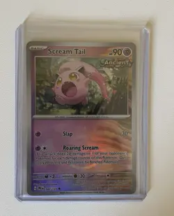 Pokemon TCG 042/131 Master Ball Scream Tail Prismatic Evolutions Holo Card - Image 1