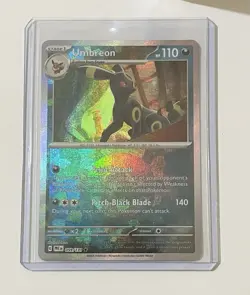 Pokemon TCG 059/131 Poke Ball Umbreon Prismatic Evolutions Reverse Holo Card - Image 1