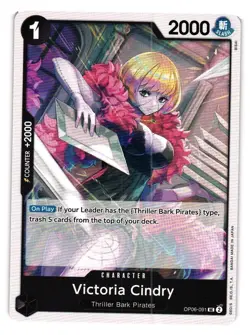 Victoria Cindry OP06-09 Wings of Captain ONE PIECE English Collectible Card Game - Image 1