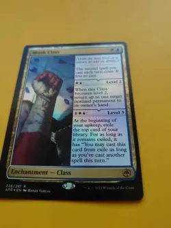 Monk Class. FOIL AFR Enchantment class Magic the Gathering Card. - Image 2