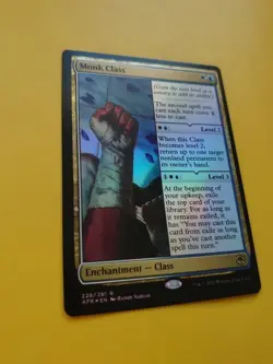 Monk Class. FOIL AFR Enchantment class Magic the Gathering Card. - Image 3