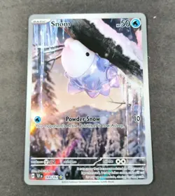Pokemon Temporal Forces Snom Illustration Rare Card 168/162 NM - Image 1