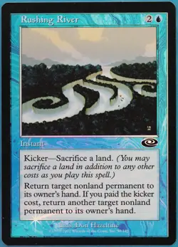 Rushing River FOIL Planeshift PLD Blue Common MAGIC CARD (ID# 408710) ABUGames - Image 1