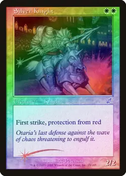 Silver Knight FOIL Scourge PLD White Uncommon MAGIC GATHERING CARD ABUGames - Image 1
