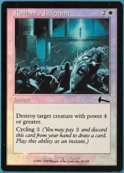 Radiant's Judgment FOIL Urza's Legacy PLD White Common CARD (152995) ABUGames - Image 1