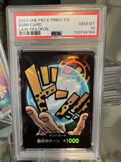 Card (Trafalger Law) ONE PIECE Card The Best PRB-01 DON !![foil] Japanese - Image 1