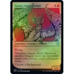 Foil Ganax, Astral Hunter (showcase) X4 Commander Legends: Battle For Baldur's G - Image 1