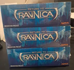 3x Return to Ravnica Sealed Booster Boxes, mtg magic the gathering - Image 1