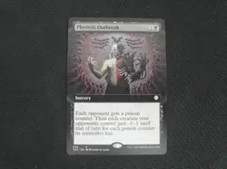 Phyresis Outbreak - Extended Borderless - Phyrexia All Will Be One - NM mtg - Image 1