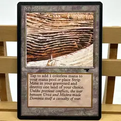 Magic The Gathering Strip Mine Tower - Antiquities - See Pics & Desc. - Image 1