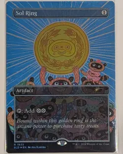 MTG Magic the Gathering Sol Ring (1833/2672) Secret Lair Drop Series LP FOIL - Image 1