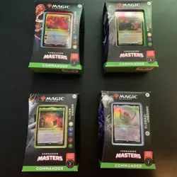 MTG Commander Masters Commander Deck Set (all 4 decks) 195166216355 - Image 1