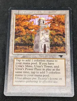 Mtg Antiquities Urza's Tower (Forest) EX/ NM - Image 1
