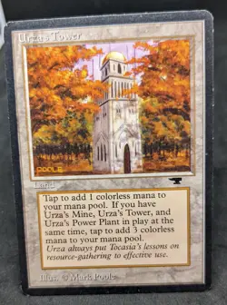 Mtg Antiquities Urza's Tower (Forest) EX/ NM - Image 3