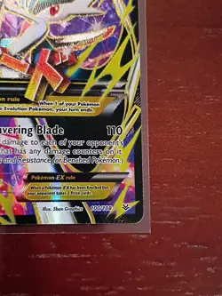 Pokemon TCG M Gallade EX Full Art Holo Rare Card 100/108 XY Roaring Skies - Image 4
