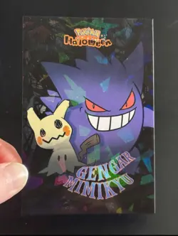 Pokemon Halloween Card Database Peru Exclusive Card Gengar Mimikyu - Image 1