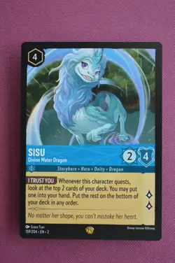 Sisu 159/204 [non foil] card, Disney Lorcana Rise Of The Floodborn - Image 1