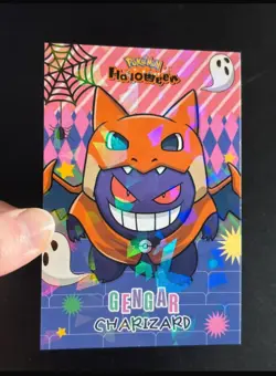Pokemon Halloween Card Database Peru Exclusive Card Gengar Charizard Poncho - Image 1
