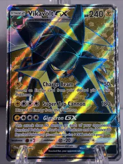 Vikavolt GX 134/145 Guardians Rising Full Art Ultra Rare Holo Pokemon Card LP - Image 1