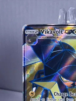 Vikavolt GX 134/145 Guardians Rising Full Art Ultra Rare Holo Pokemon Card LP - Image 4
