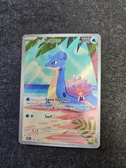 Misty's Lapras 194/182 Sv10: Destined Rivals Illustration Rare Pokemon Card - NM - Image 1
