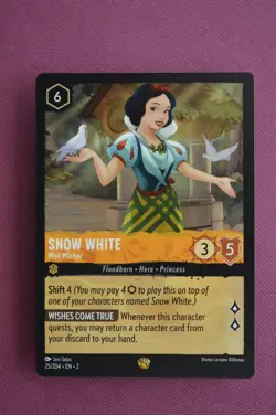 Snow White 25/204 [non foil] card, Disney Lorcana Rise Of The Floodborn - Image 1