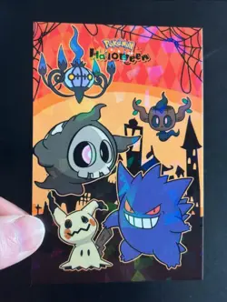 Pokemon Halloween Card Database Peru Exclusive Card Gengar Mimikyu Duskull - Image 1