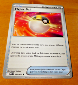 POKEMON MEGA EVOLUTION CARD CARTE HYPER BALL 131/132 MEG ME01 FR MINT - Image 1