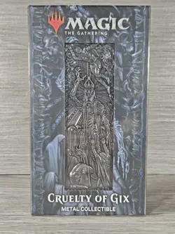 Limited Edition Magic the Gathering MTG Cruelty of Gix Metal Collectable 3x6" - Image 1
