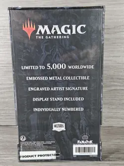 Limited Edition Magic the Gathering MTG Cruelty of Gix Metal Collectable 3x6" - Image 2