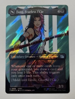 Fang, Fearless l'Cie (Borderless) (Surge Foil) #526 NM Final Fantasy Magic MTG - Image 1
