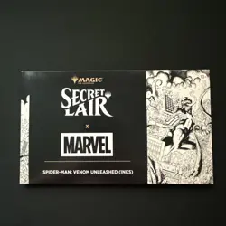 MTG Secret Lair Marvel Spider-Man Venom Unleashed (Inks) Non-Foil IN HAND - Image 1