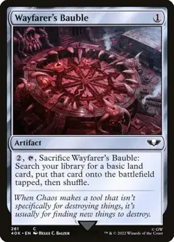 Wayfarer's Bauble (#261) - Surge Foil Warhammer 40,000 LP MTG - Image 1